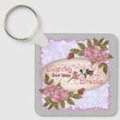 Schoonheid en hersenen sleutelhanger (Voorkant)