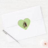 Schoonheid en het Beest Hart Sticker (Envelop)