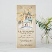 Schoonheid en het Beest Sprookjeskasteel Menu (Staand voorkant)