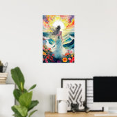 Schoonheid en het Zee Poster (Thuiskantoor)