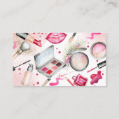 Schoonheid en make-up spa verjaardag informatiekaartje (Achterkant)