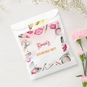 Schoonheid en make-up spa verjaardagsfeestje bedankzakje (Gezegeld)