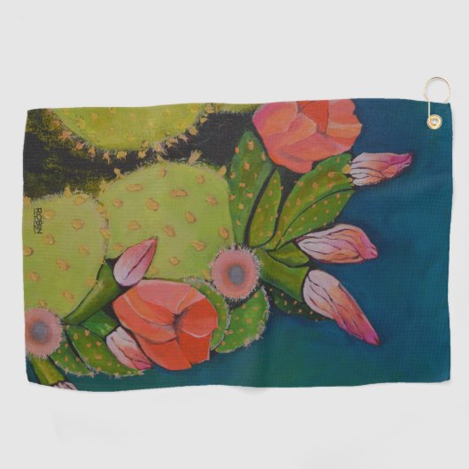 Schoonheid en pantser golfhanddoek (Horizontaal)