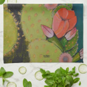 Schoonheid en pantser keukenhanddoek (Gevouwen)