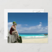  schoonheid en strand briefkaart (Voorkant / Achterkant)