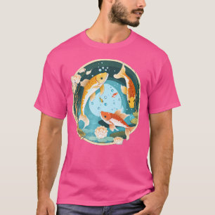 Schoonheid en wonder van koi vis in deze Schattige T-shirt