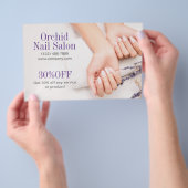 Schoonheid Esthetisch Manicure Nail Salon prijslij Flyer (Hand)