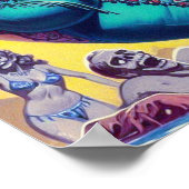 Schoonheid horror meisje poster (Hoek)