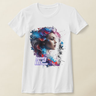 Schoonheid in de chaos – T-shirt / zijaanzicht kun
