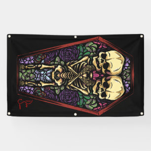 Schoonheid in een Coffin Spandoek