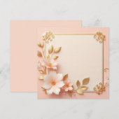 Schoonheid in Elegantie Kaart (Voorkant / Achterkant)