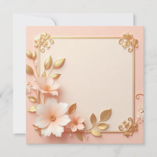 Schoonheid in Elegantie Kaart (Voorkant)