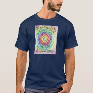 Schoonheid in het leven Ronde regenboog T-shirt