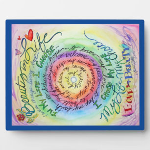 Schoonheid in Life Angel Kunst Schilderen Gift Pla Fotoplaat