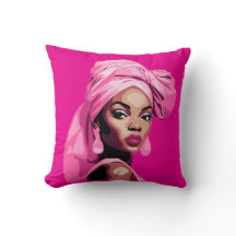 Schoonheid in roze Afrocentrische kunst