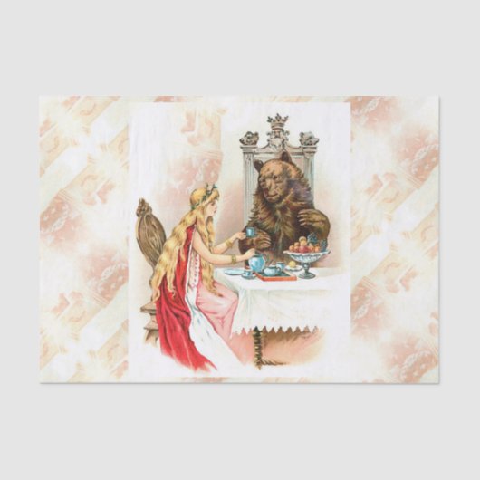 Schoonheid in roze en beest papier (Voorkant)