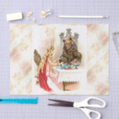 Schoonheid in roze en beest papier (Craft)