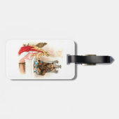 Schoonheid in roze en in het beest bagagelabel (Achterkant horizontaal)