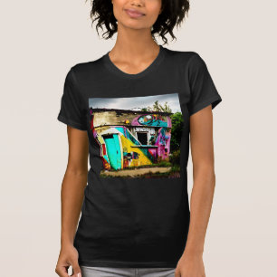 Schoonheid in vernietiging Kleurrijke Graffiti Ver T-shirt