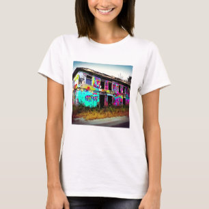 Schoonheid in Vernietiging Verlaten woning T-shirt