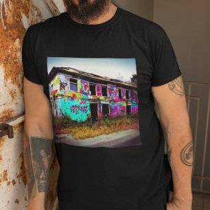Schoonheid in Vernietiging   Verlaten woning T-shirt