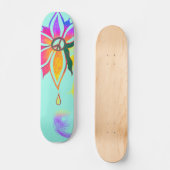 Schoonheid in vredesskatebord skateboard (Voorkant)