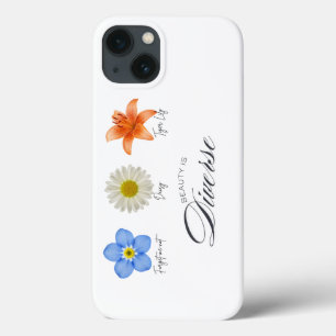 Schoonheid is divers iPhone 13 hoesje