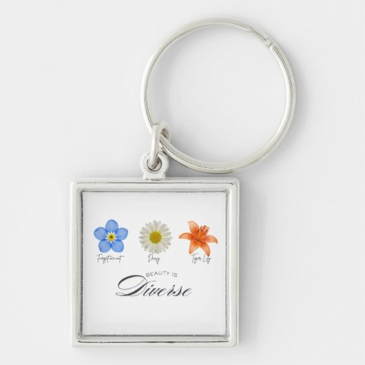 Schoonheid is divers sleutelhanger (Voorkant)