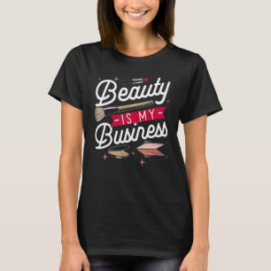 Schoonheid is mijn zakenmachine Cosmetic Sales Thl T-shirt