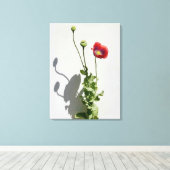 Schoonheid is ook het Beest. Canvas Afdruk (Insitu (Houten vloer))