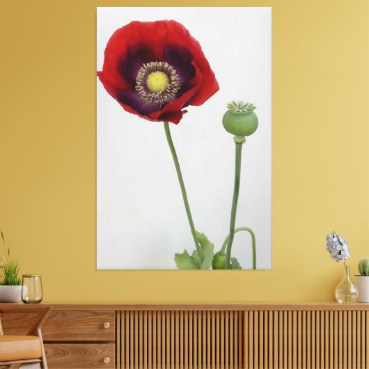 Schoonheid is ook het Beest Canvas Afdruk (Insitu (Woonkamer))