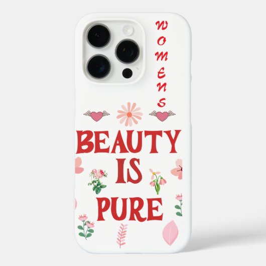Schoonheid is pure iPhone-hoesje Case-Mate iPhone Case (Achterkant)