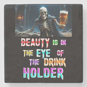 Schoonheid ligt in het oog van de Drink Stenen Onderzetter