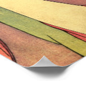 Schoonheid met Comb Poster (Hoek)