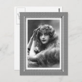  Schoonheid - Onzekerheid - in zwart-wit Briefkaart (Voorkant / Achterkant)