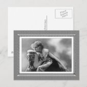 schoonheid - Overdenking - in zwart-wit Briefkaart (Voorkant / Achterkant)