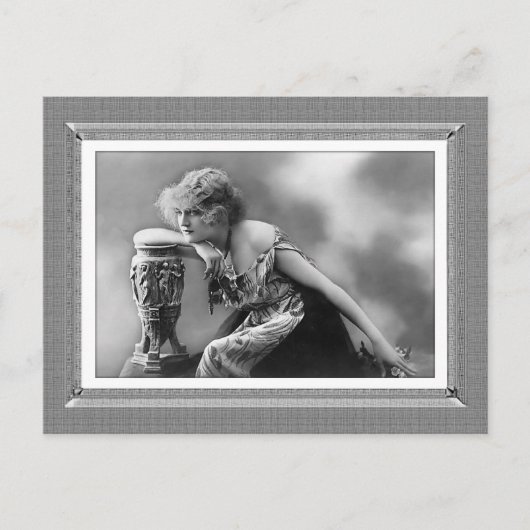 schoonheid - Overdenking - in zwart-wit Briefkaart (Voorkant)