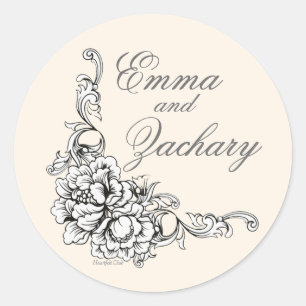 Schoonheid Ronde Sticker