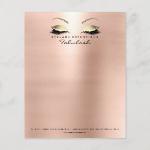 Schoonheid Skinny Wimpers Make-up Stylist Wenkbrau Flyer