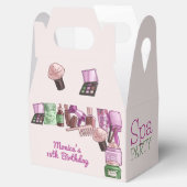 Schoonheid spa verjaardagsfeestje bedankdoosjes (Geopend)