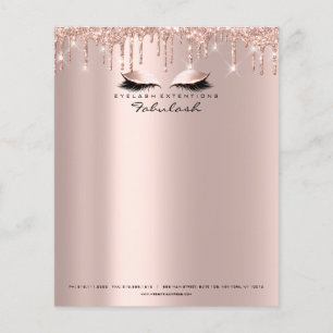 Schoonheid Sparkly Wimpers Make-up Stylist Wenkbra Flyer