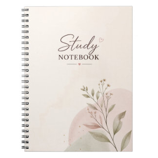 Schoonheid Studie Notitieboek | Pastelkleurig Stud
