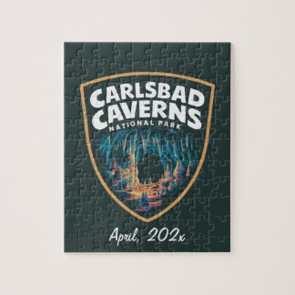 Schoonheid van Carlsbad Caverns National Park Embl Legpuzzel
