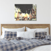 Schoonheid van chaos canvas afdruk (Insitu (Slaapkamer))