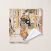 Schoonheid van de driekwart hoofdsteden bad handdoek (Wasdoekje)