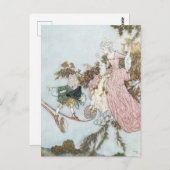  schoonheid van de fluitfles door Edmund Dulac Briefkaart (Voorkant / Achterkant)