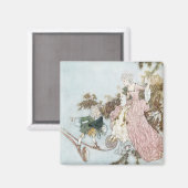  schoonheid van de fluitfles door Edmund Dulac Magneet (Voorkant / Achterkant)