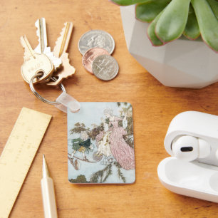  schoonheid van de fluitfles door Edmund Dulac Sleutelhanger