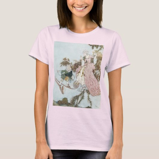 schoonheid van de fluitfles door Edmund Dulac T-shirt (Voorkant)