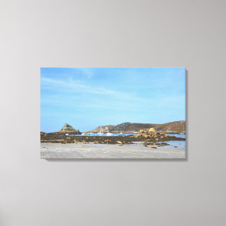 Schoonheid van de Scilly-eilanden Canvas Afdruk